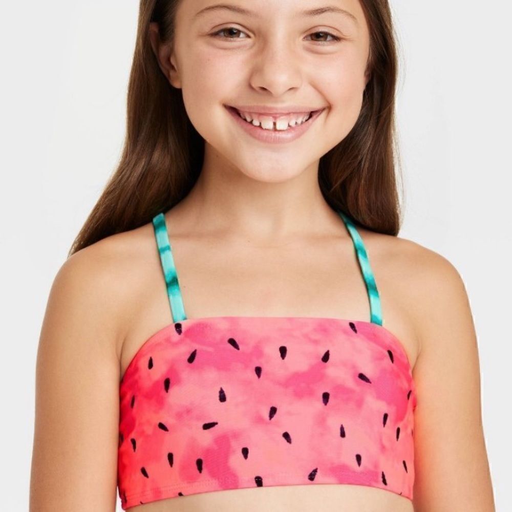 ‎Cat & Jack Watermelon Swim Top, Size M, NWT